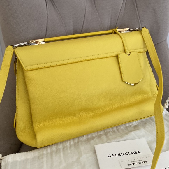 Balenciaga Leather Le Dix New Cartable Shoulder Bag - Picture 7 of 17